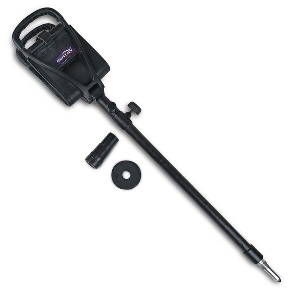 Leather Walking Seat Outdoor Adventure Spectator  stick Black Portable Seat - Picture 10 of 15